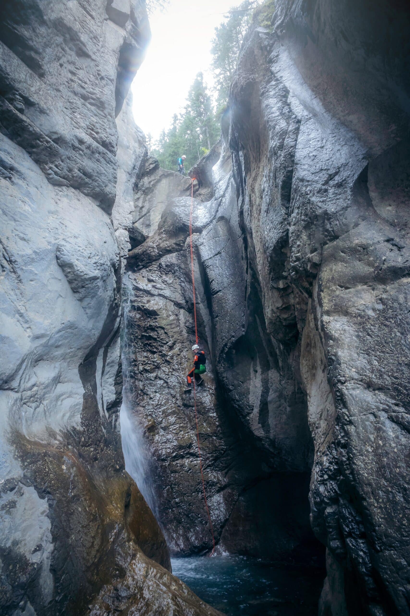 heart creek canyoning