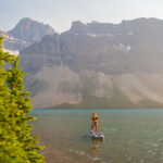 stand up paddleboarding on bow lake-1