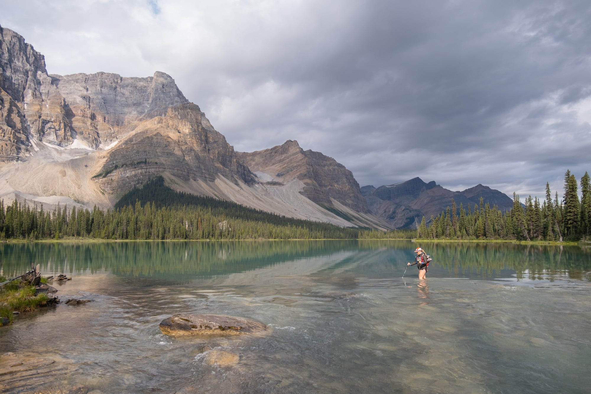 crossing the bow river