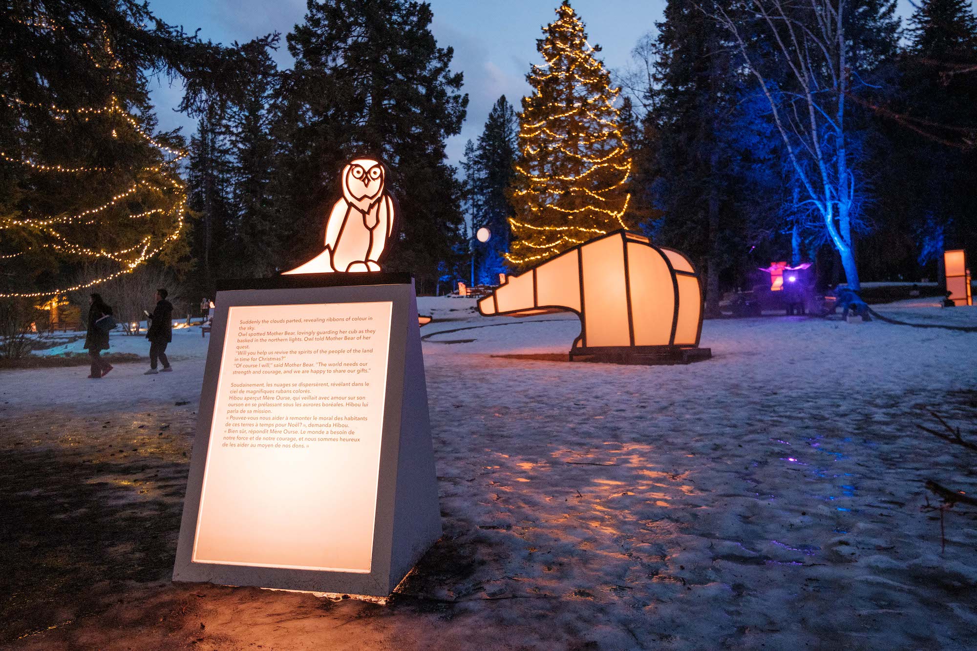 in search of christmas spirit in banff