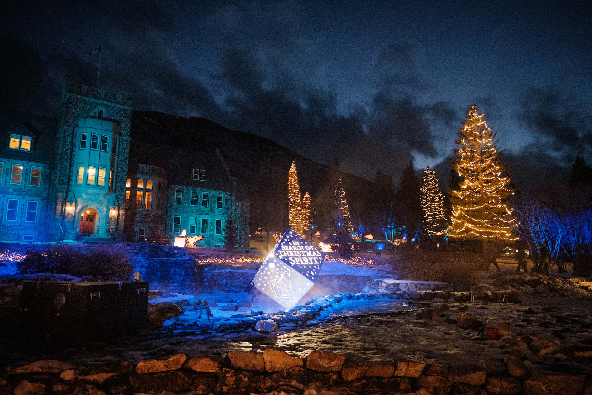 in search of christmas spirit in banff