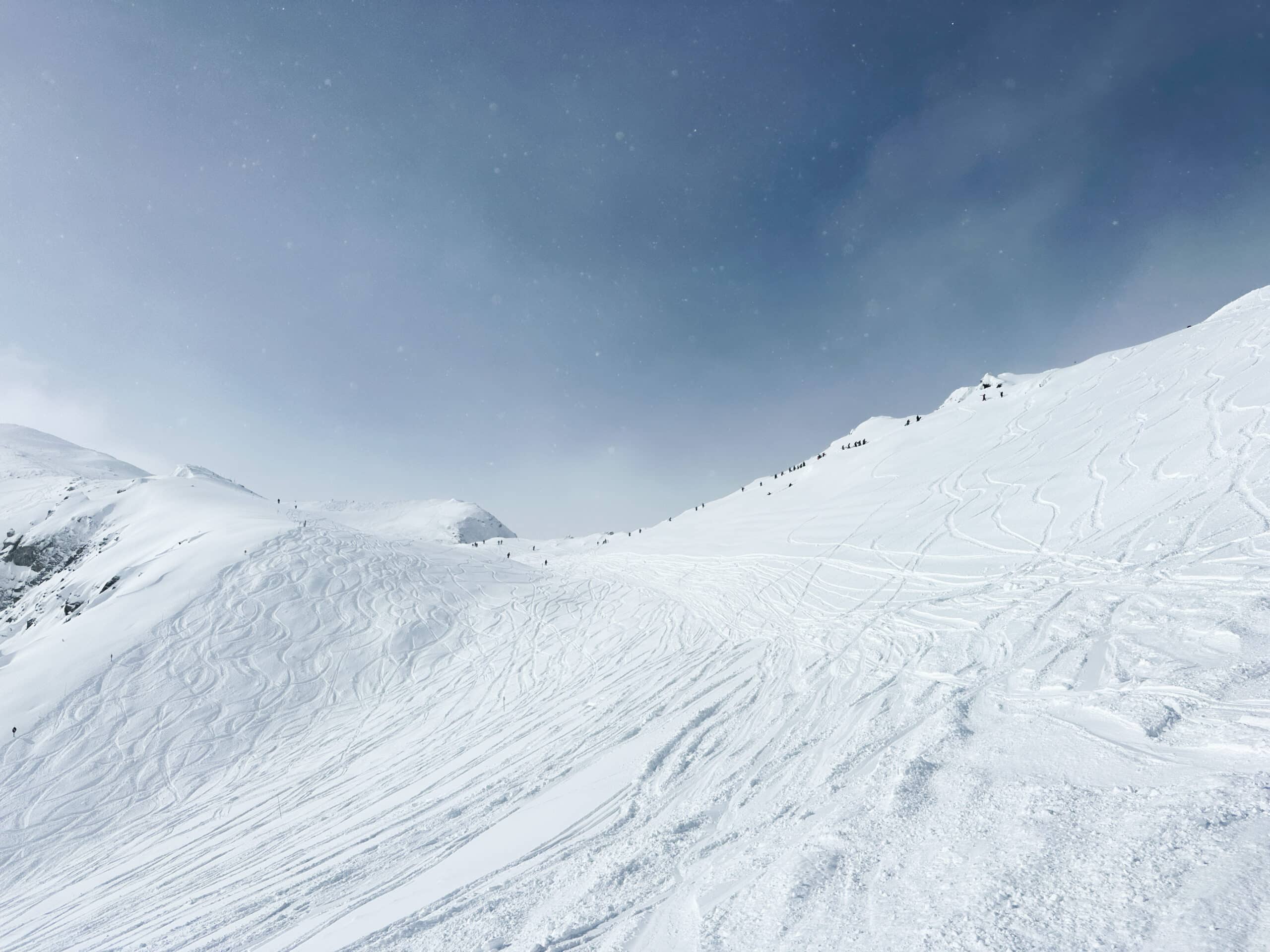 snowboarding at lake louise ski resort