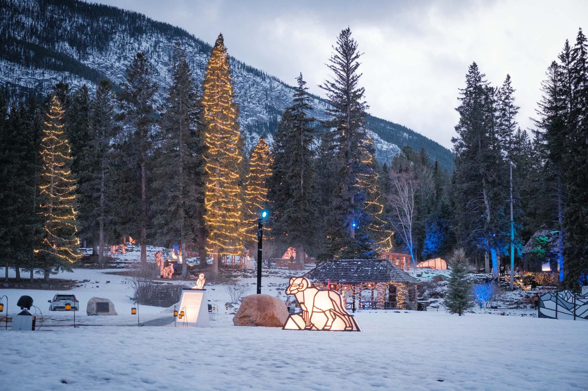 in search of christmas spirit in banff