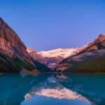 lake louise morning glow