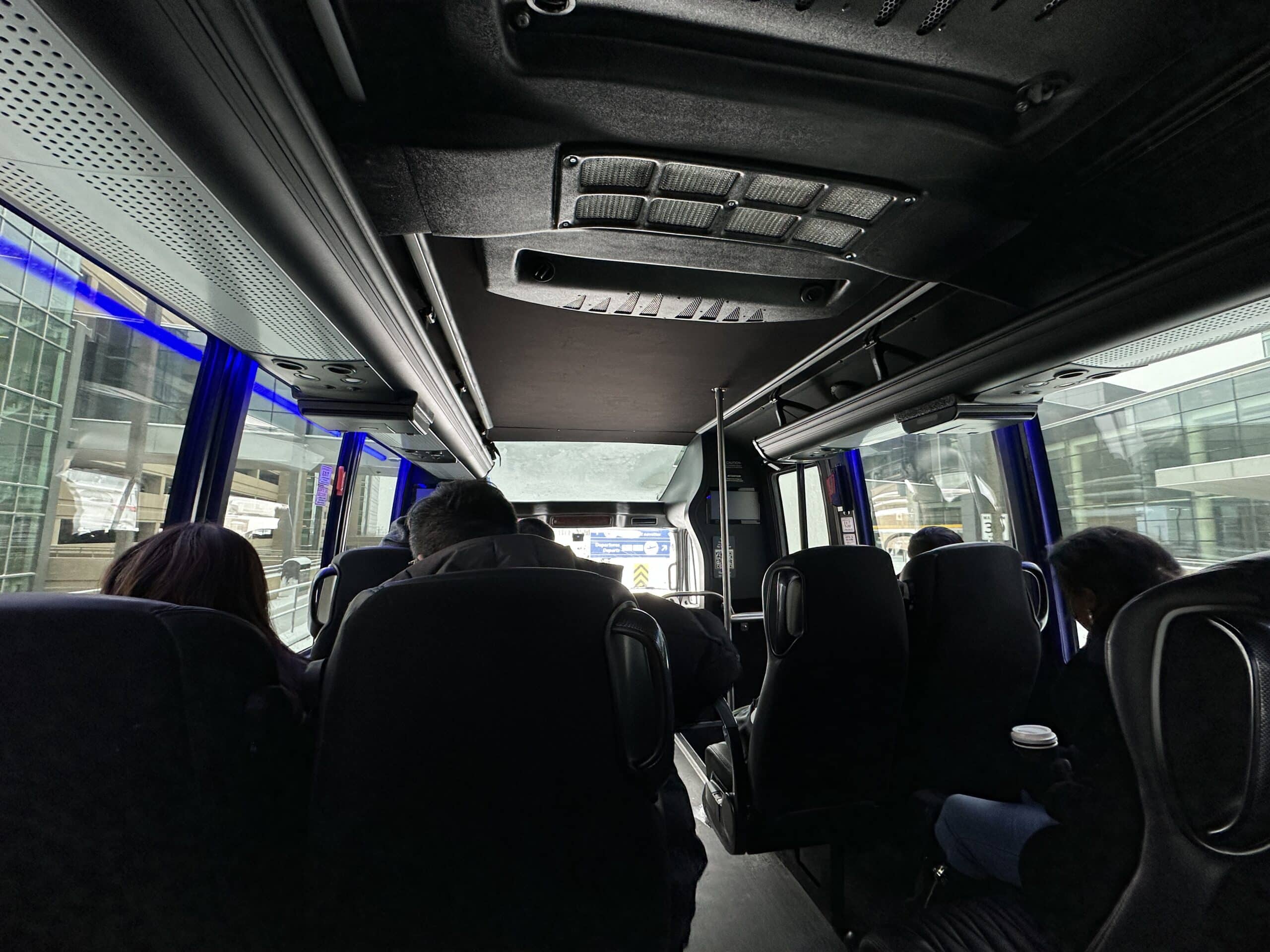 On the Banff Airporter