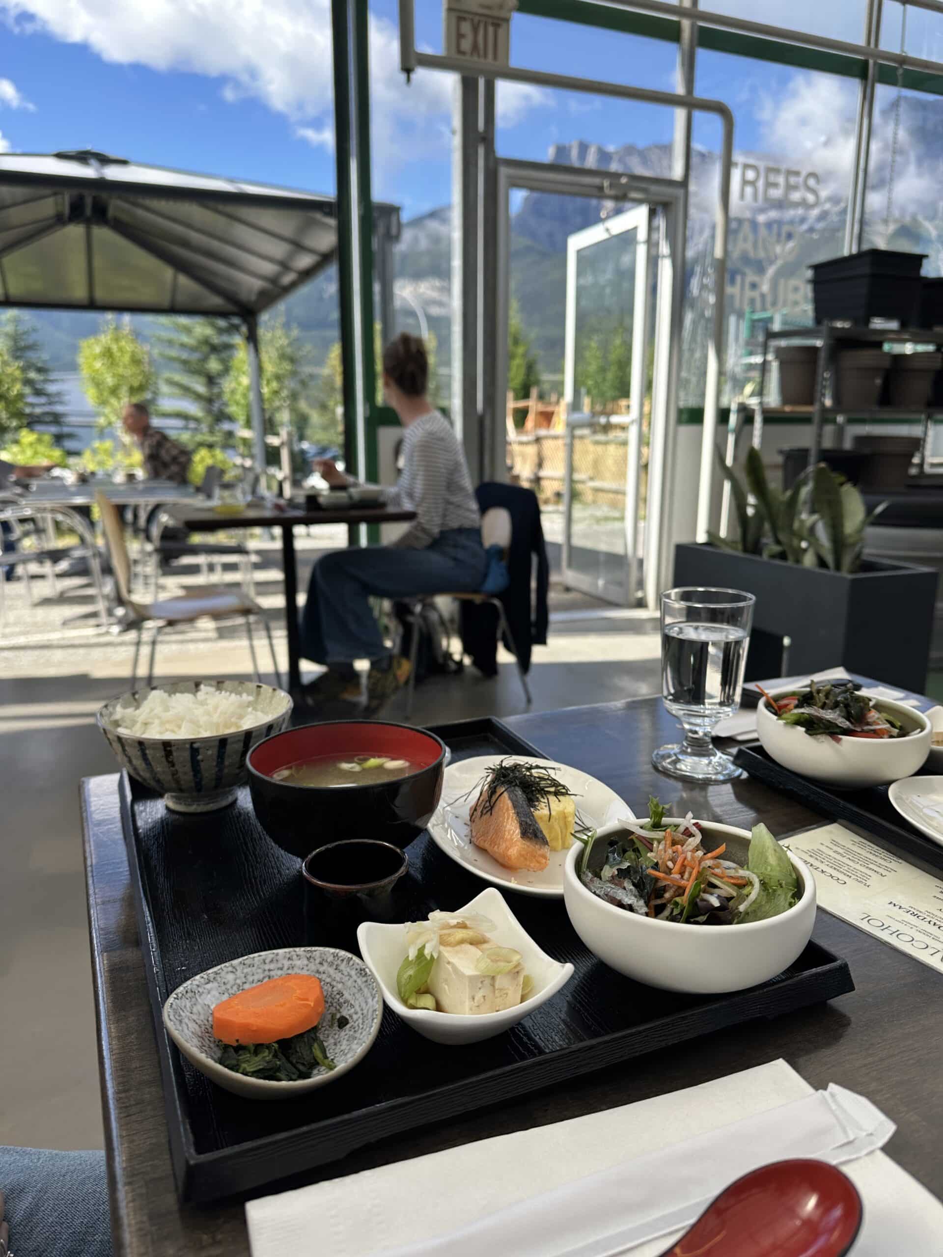 Wagashi Teahouse breakfast