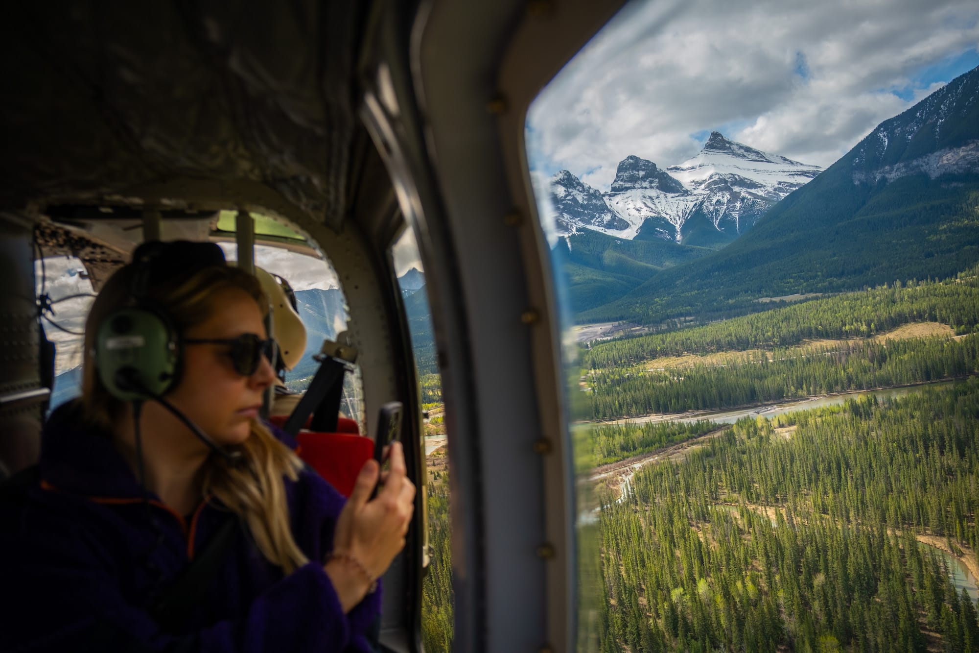 canmore heli tour