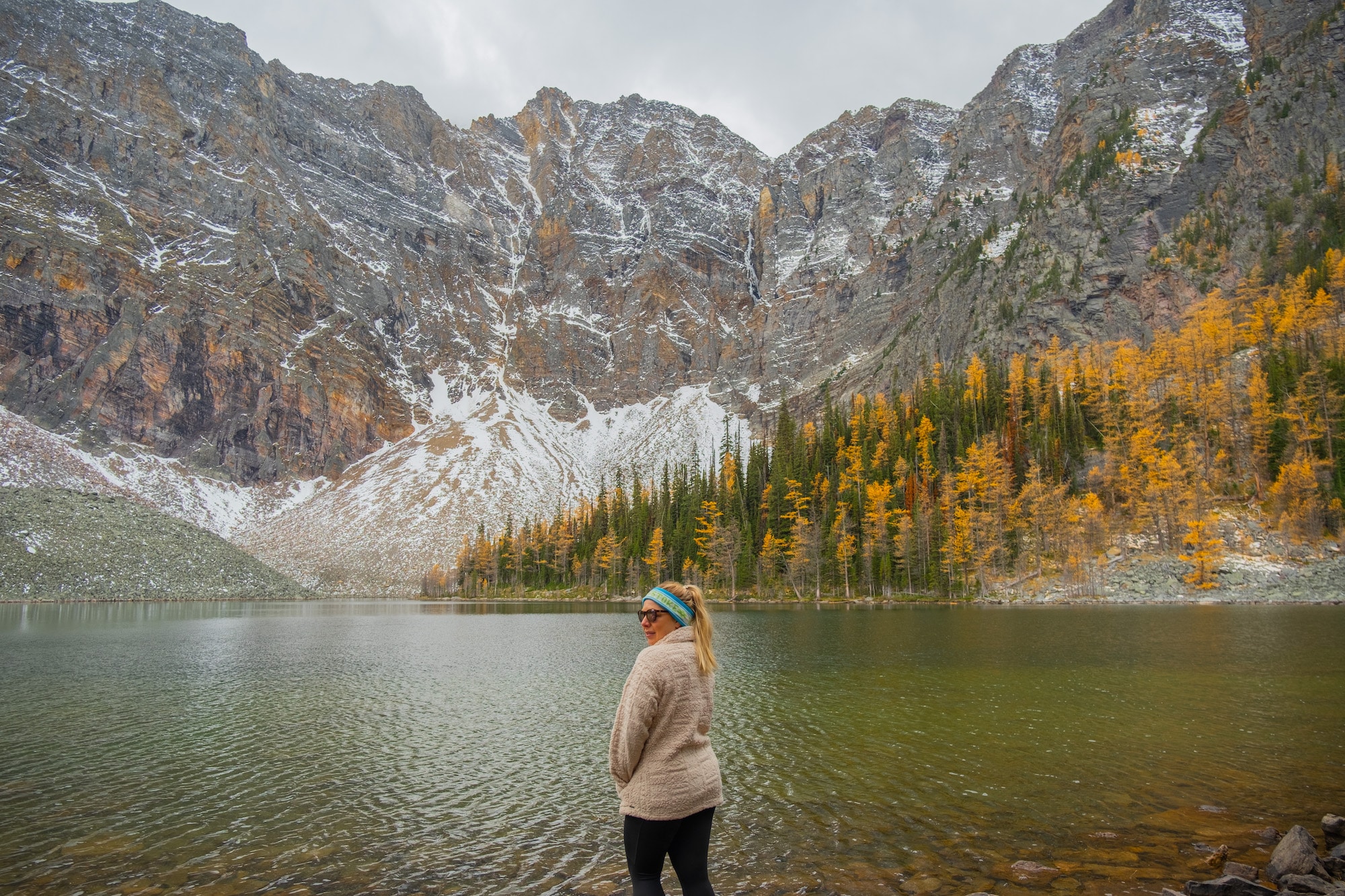 arnica lake in the fall