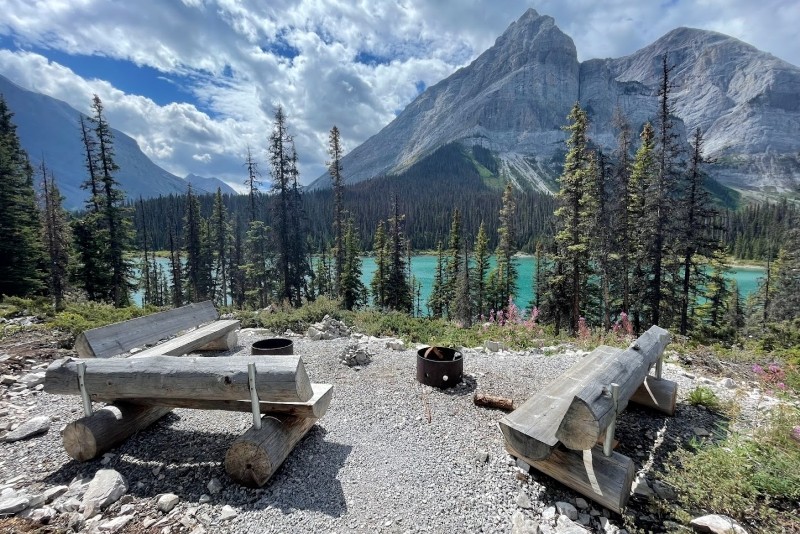 point campground Kananaskis