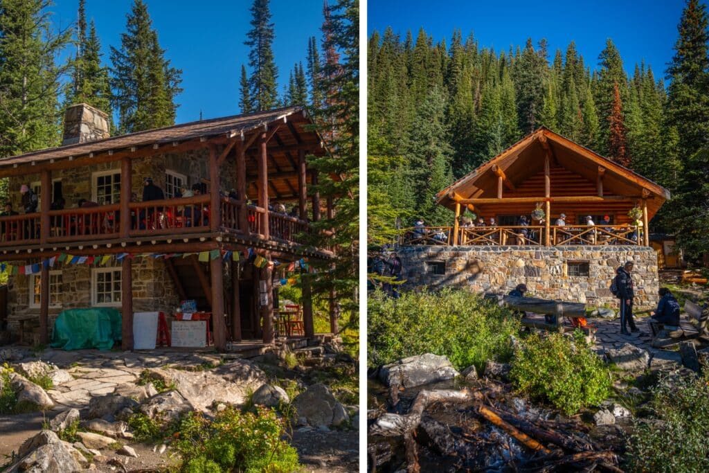 Lake Agnes Teahouse Vs Plain of Six Glaciers Teahouse