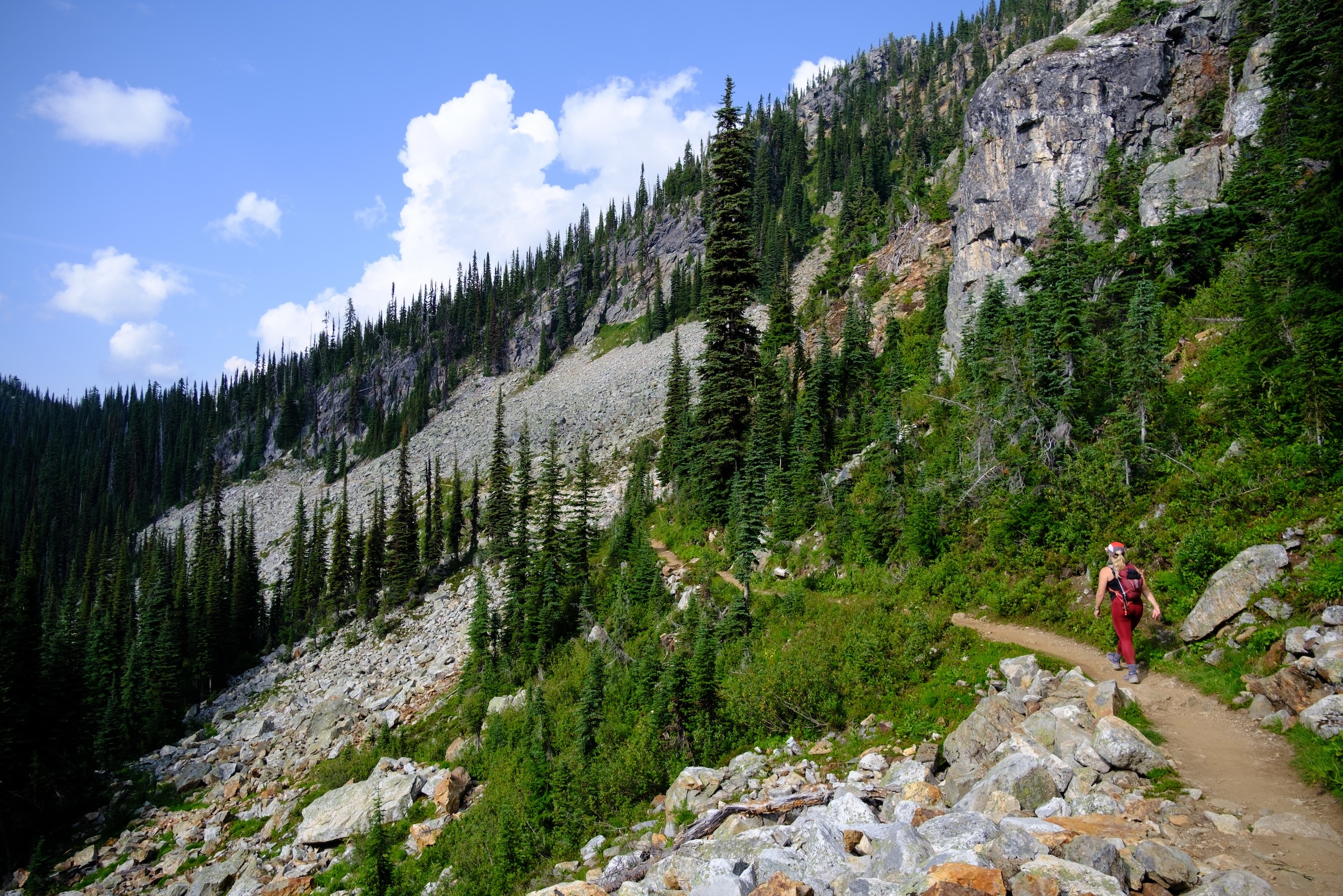 Natasha Hikes To Eva Lake