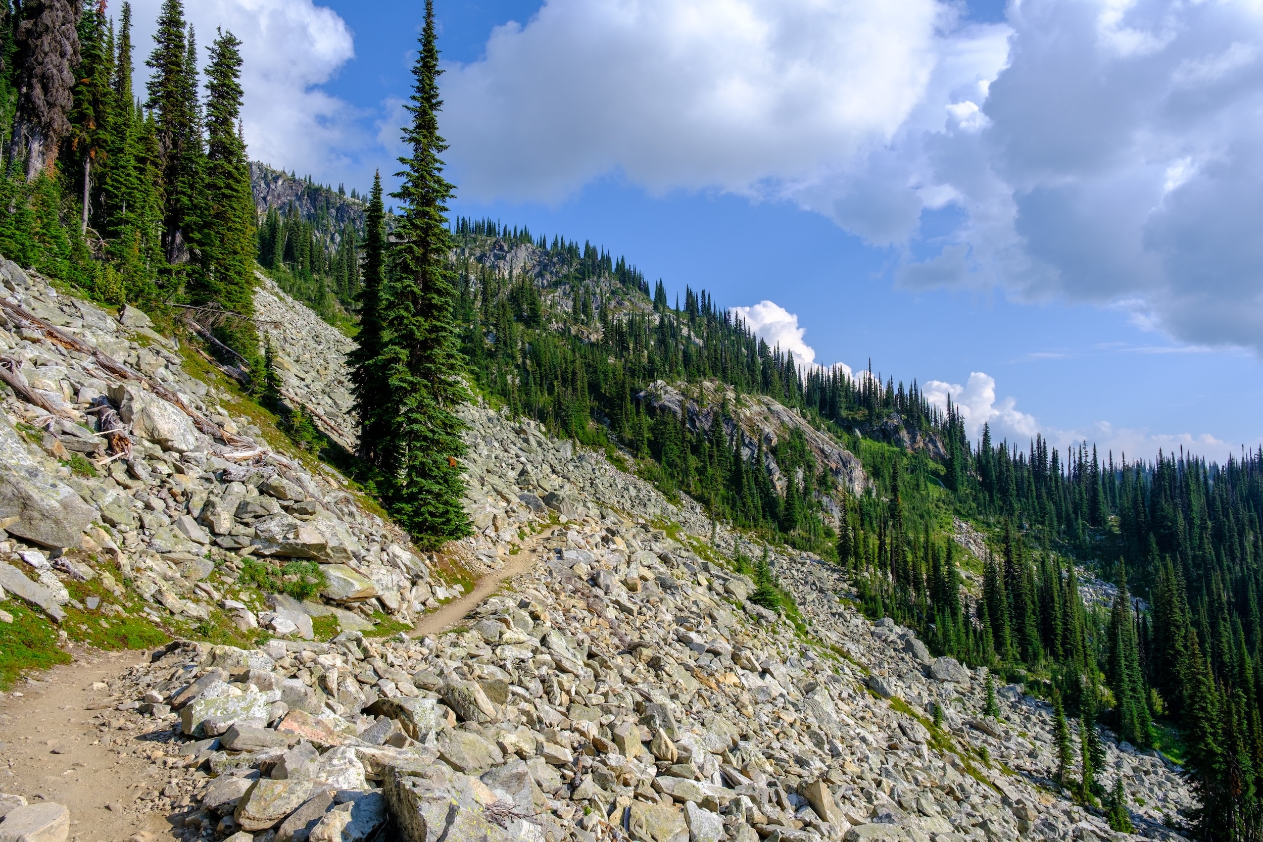 Rocky Terrain Eva Lake Trail