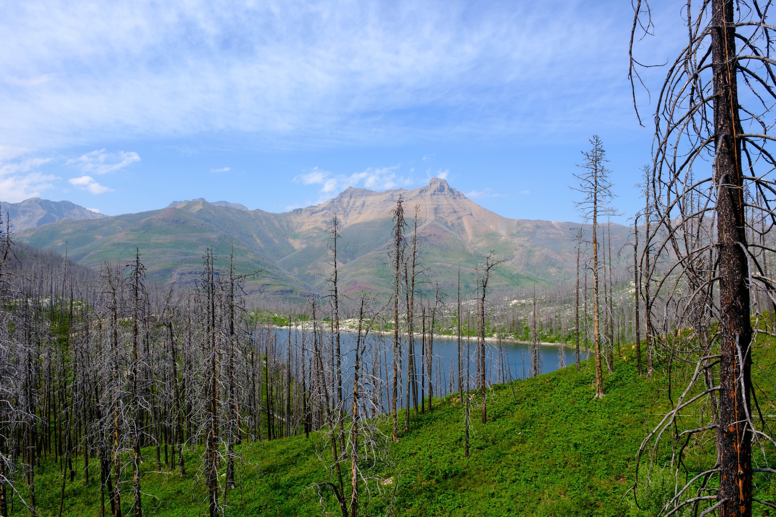 First View Of Crandell Lake