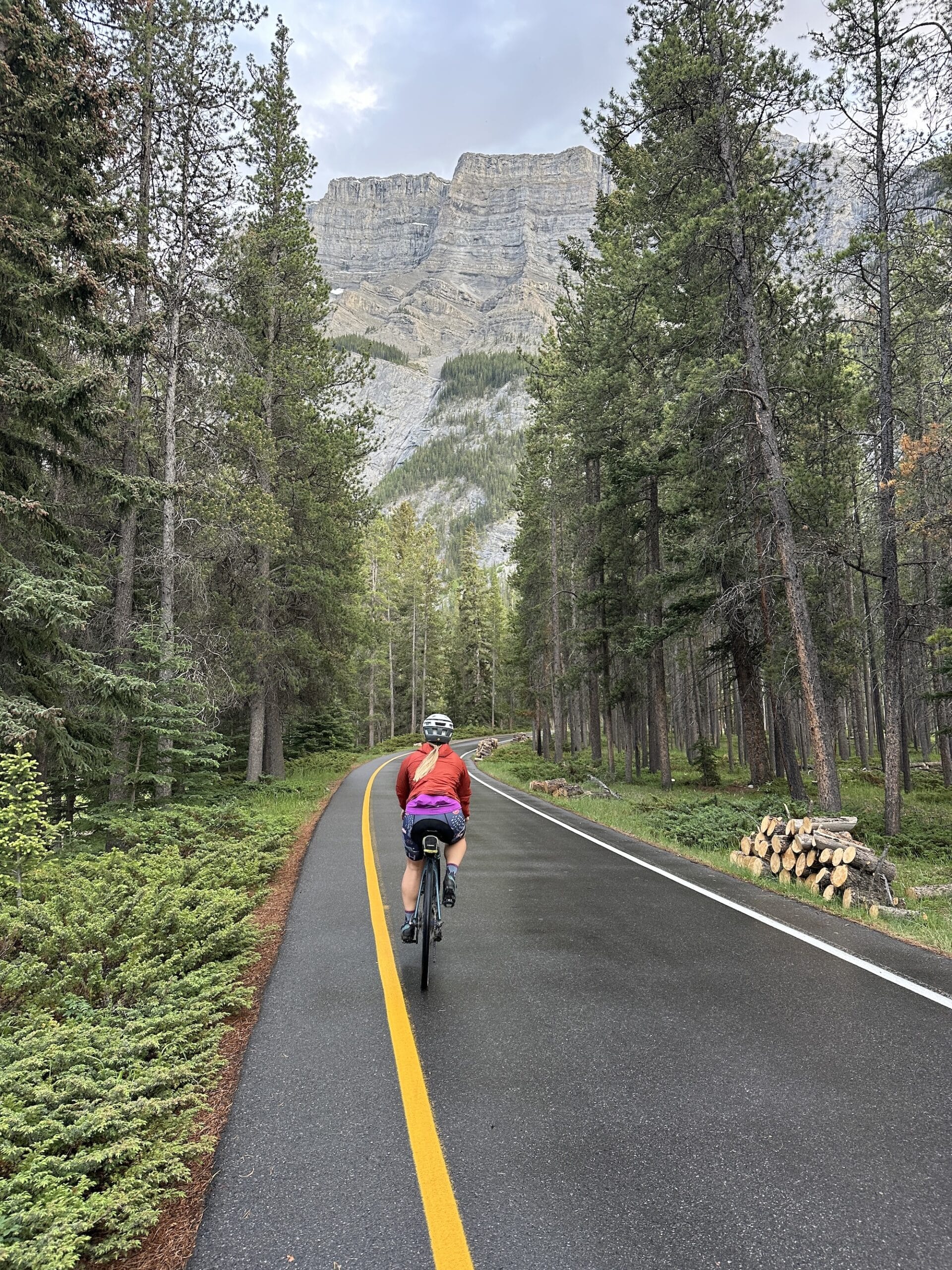 cycling the fairmont banff springs golf course