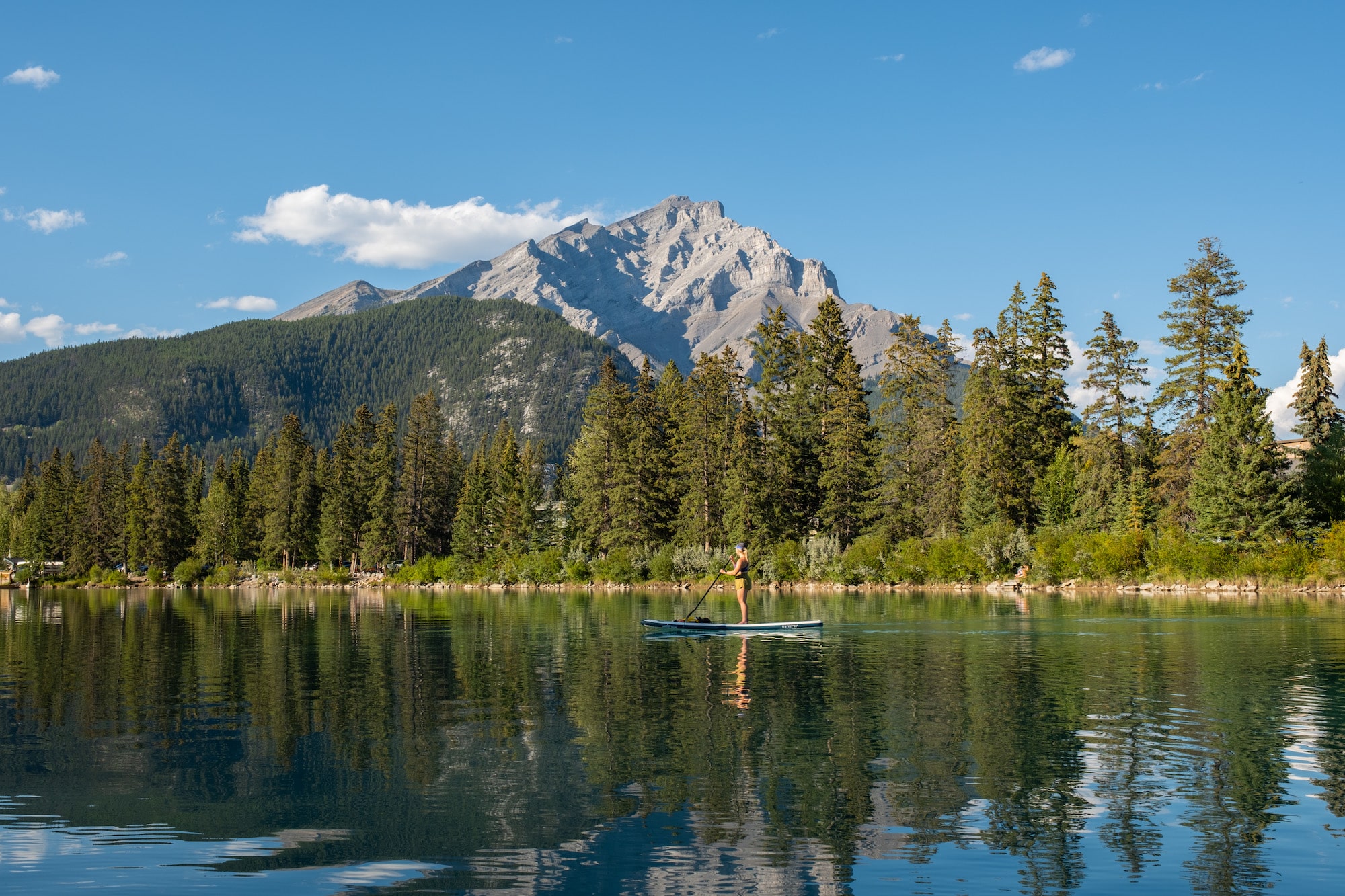 paddling the bow river