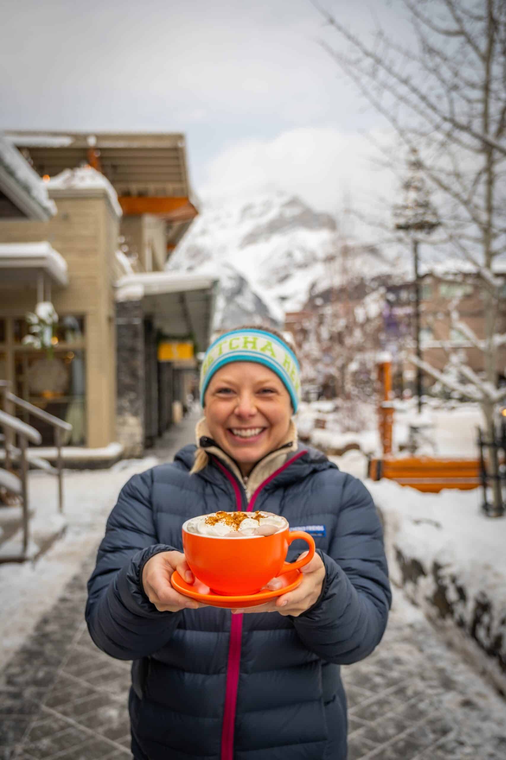 hot chocolate from wild flour