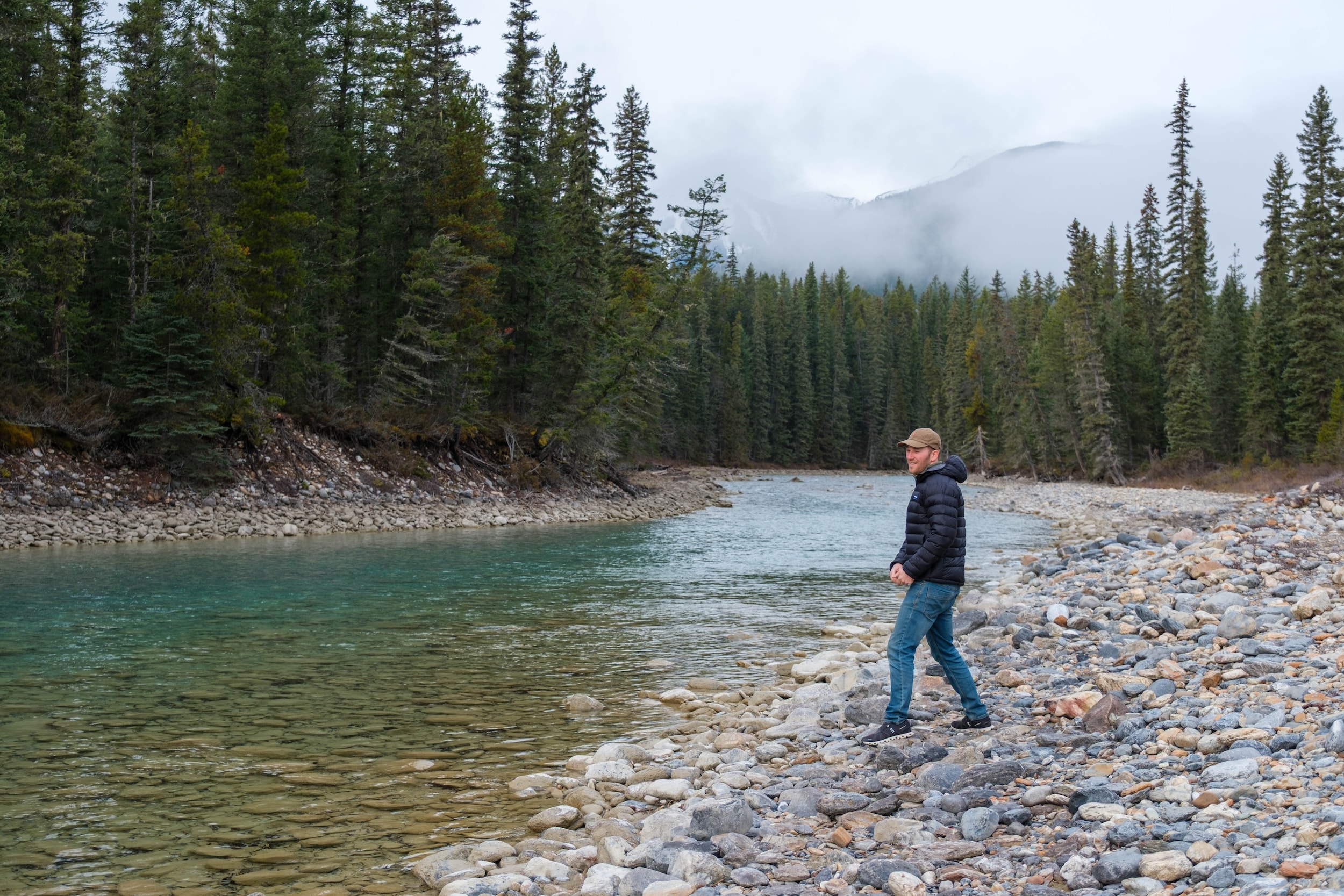 Cameron Along Blaeberry River