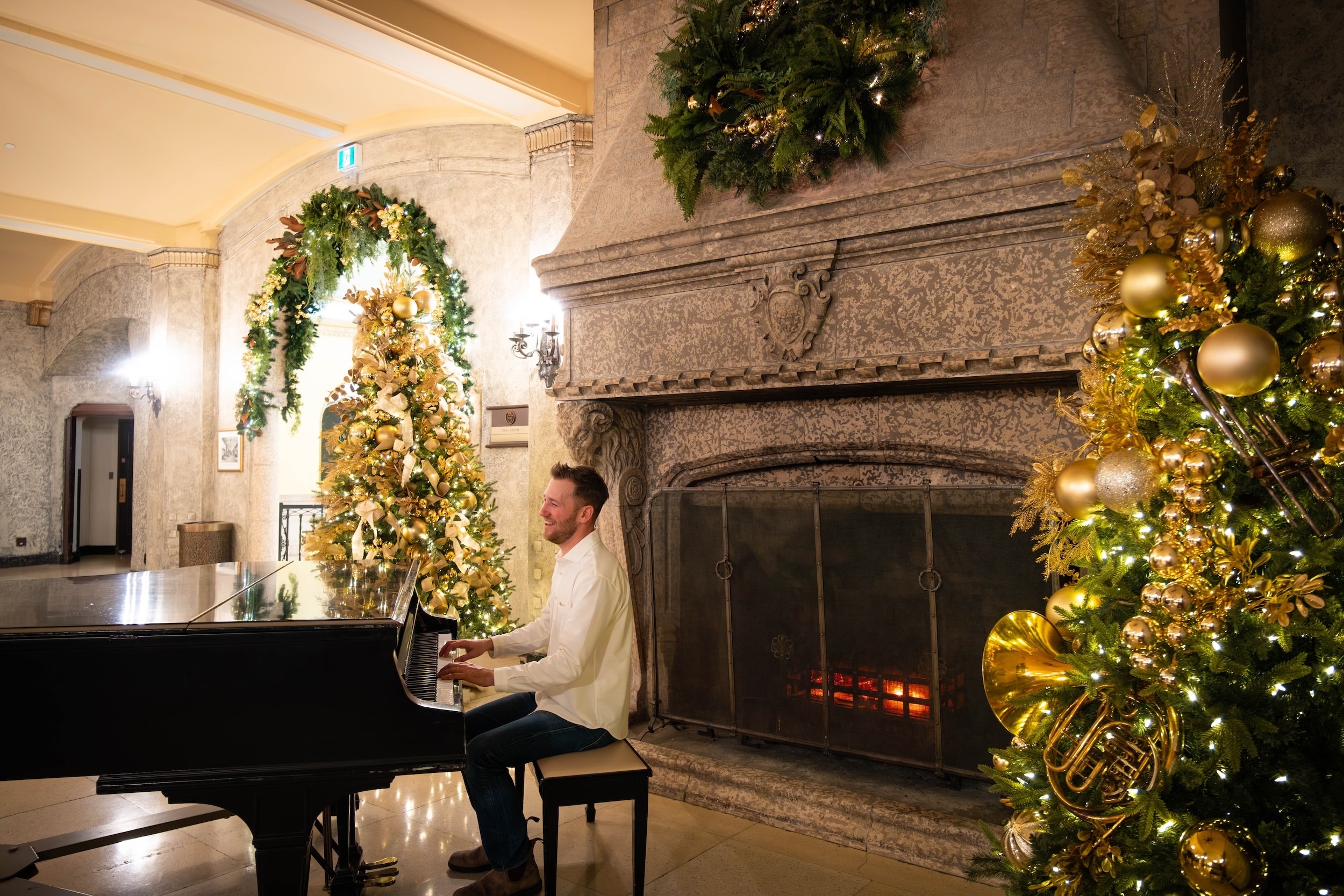 Fairmont Banff Spring Interior Piano
