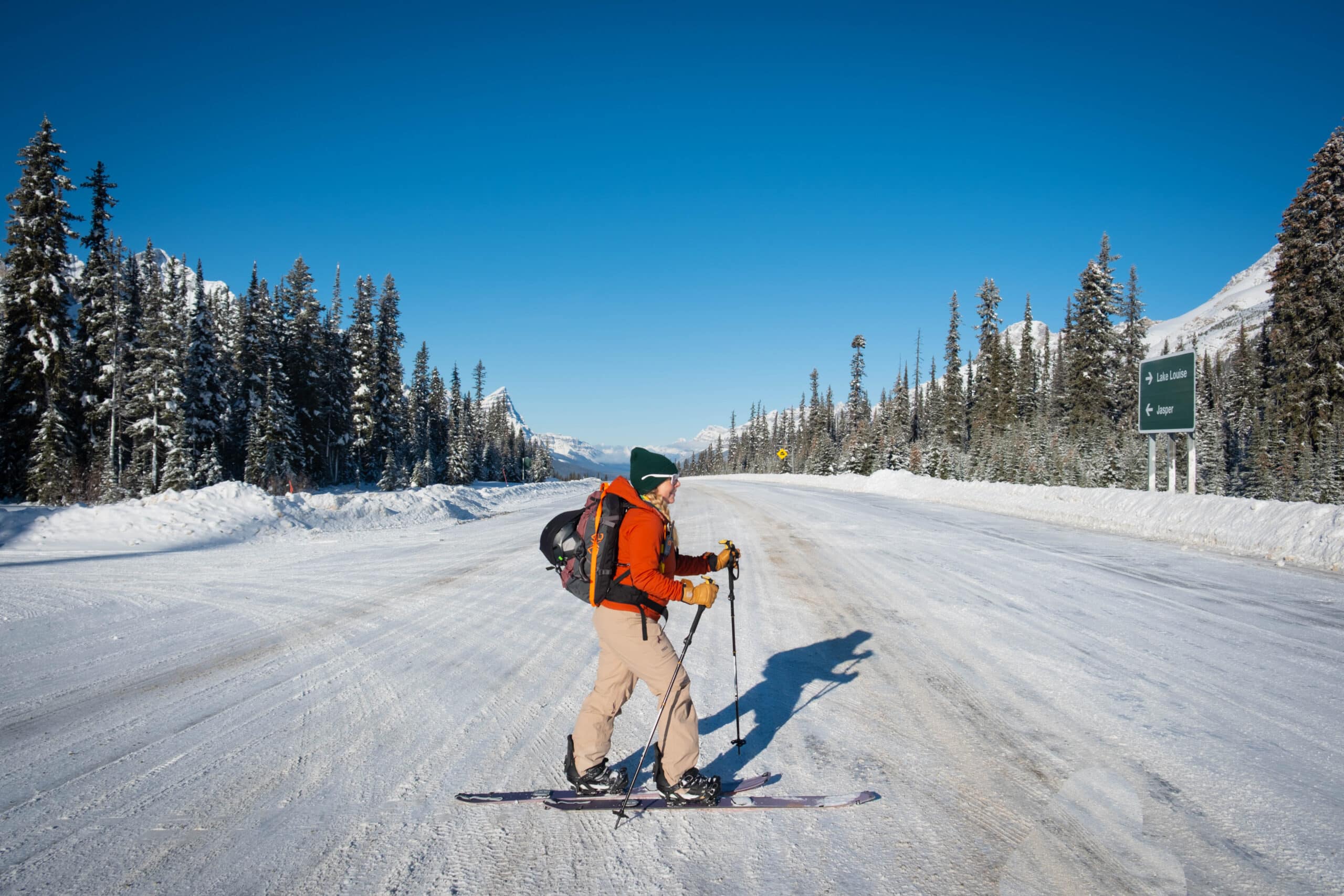 ski touring the icefields parkway