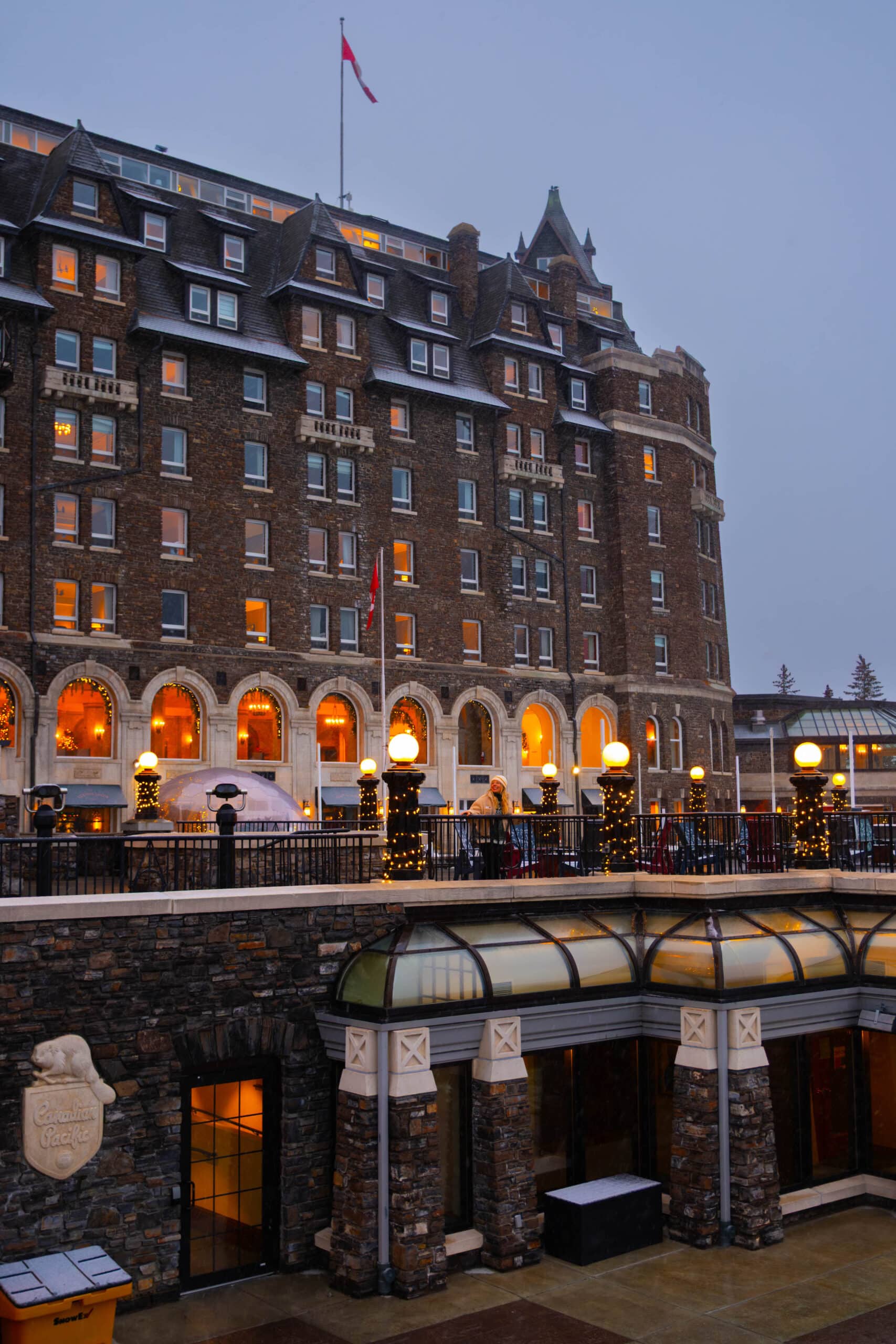 natasha at the banff springs hotel