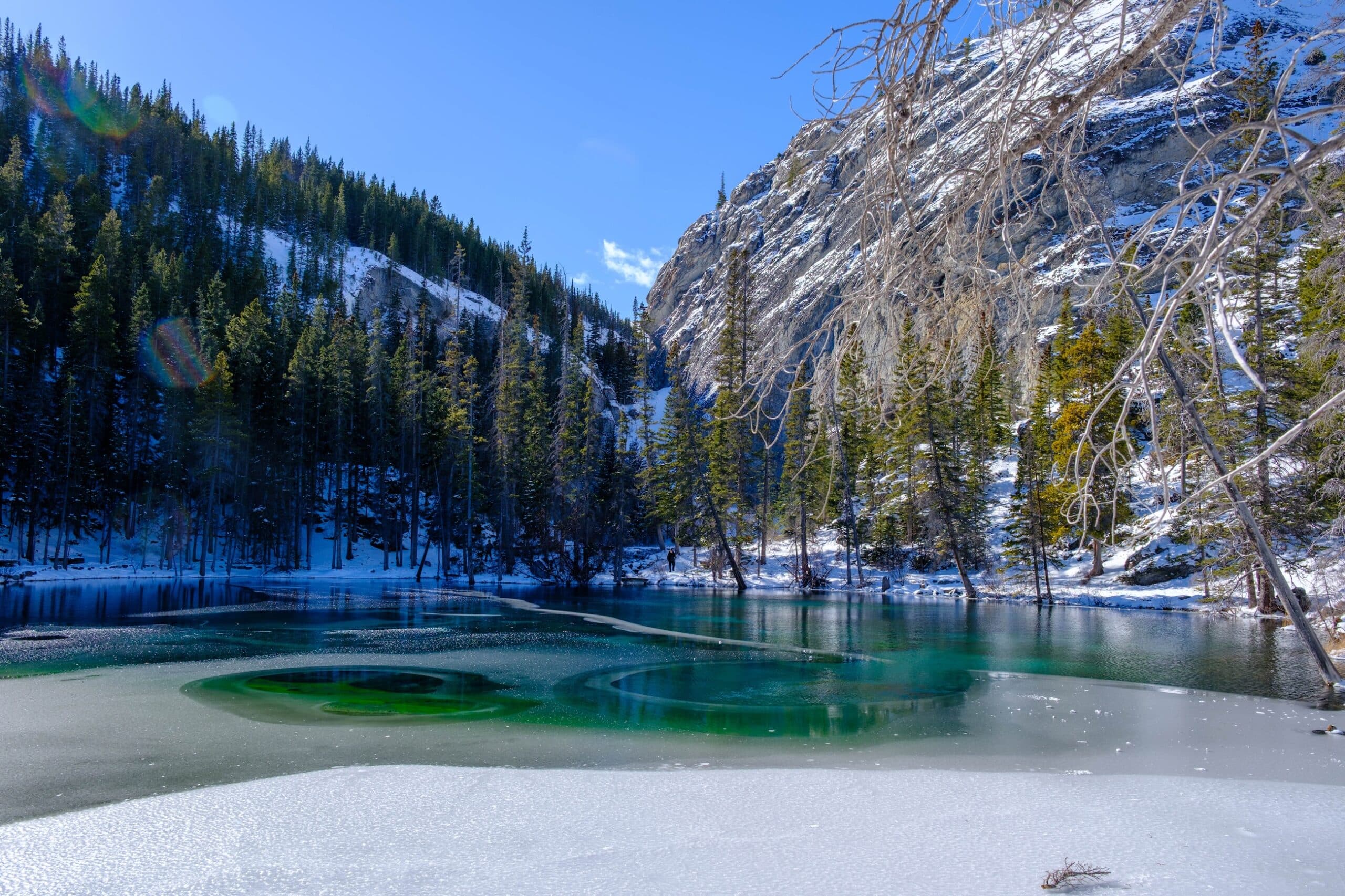 Grassi Lakes in March