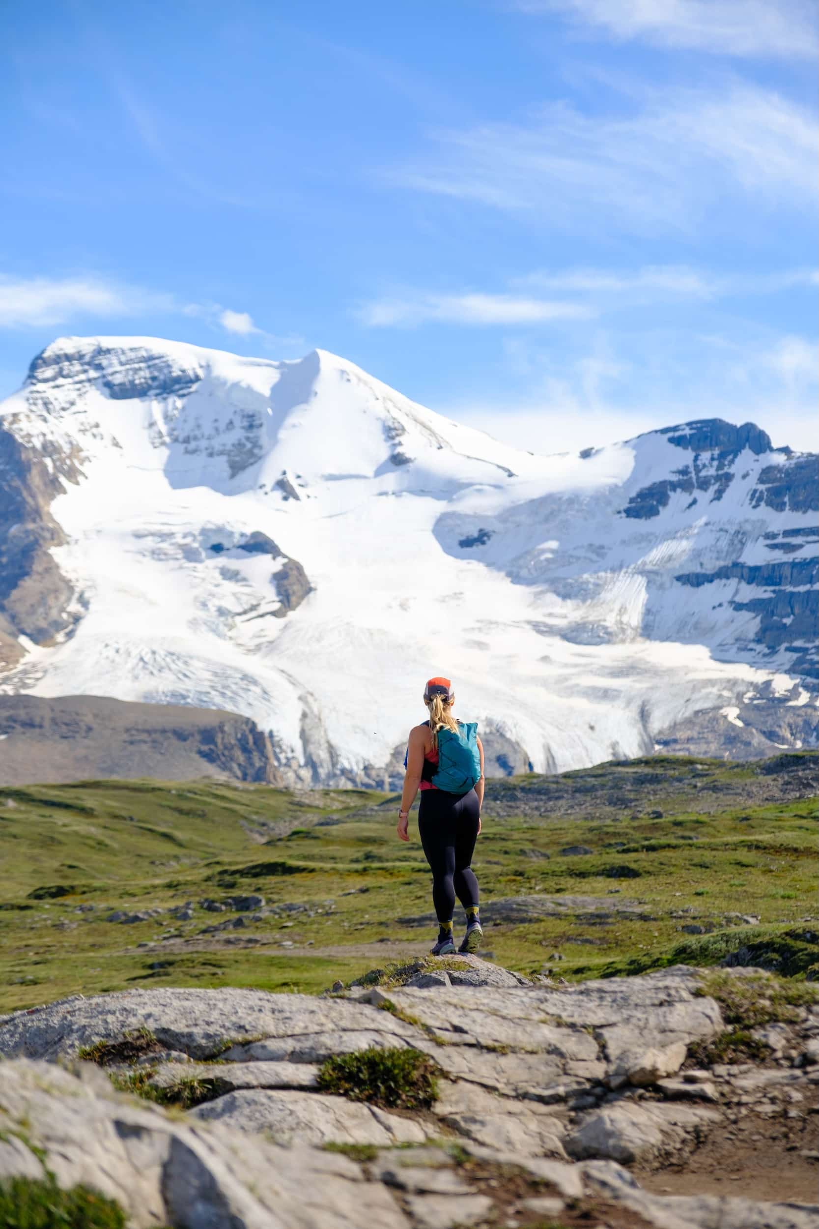 Natasha on Wilcox Pass Trail