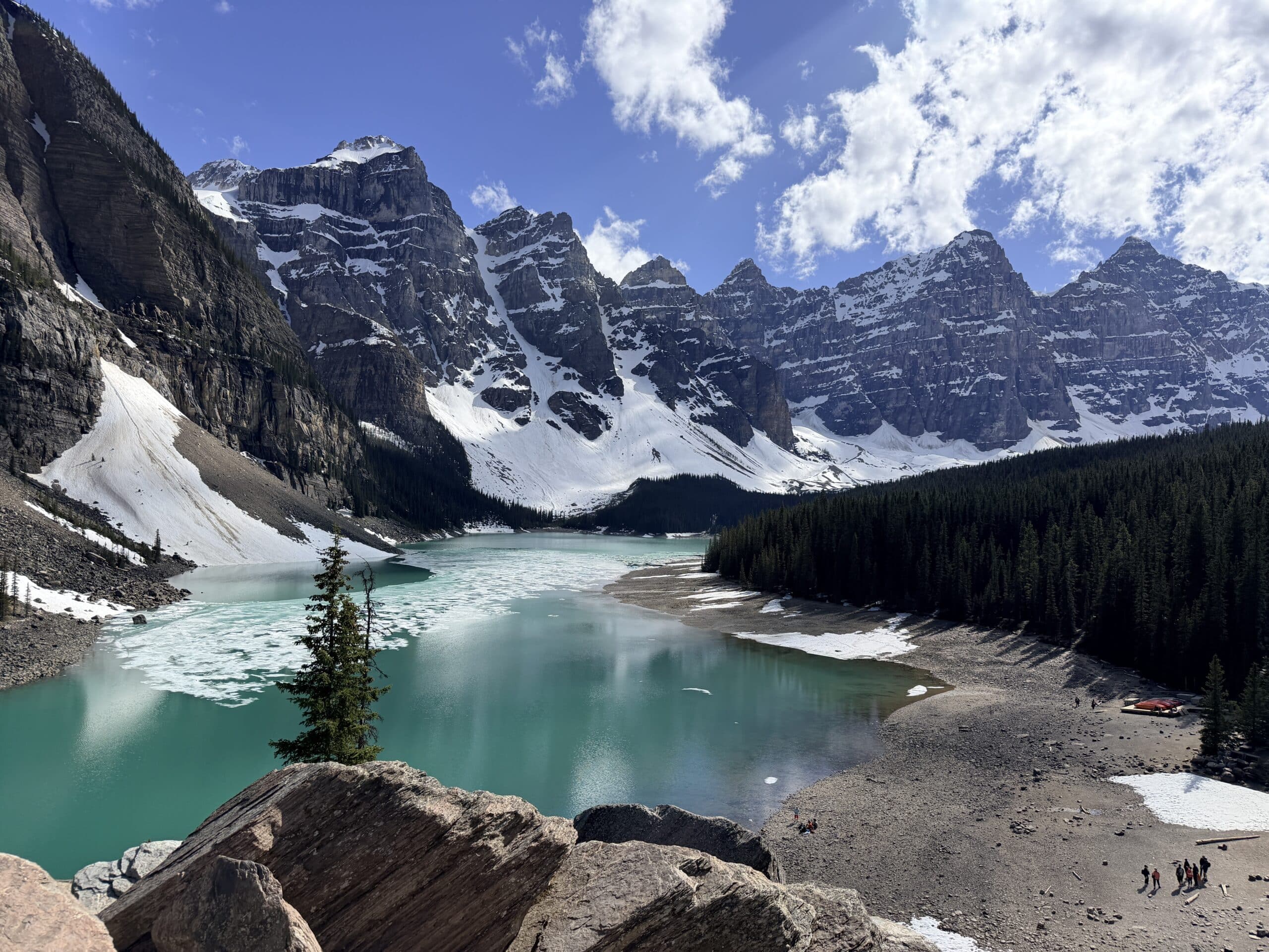 moraine lake bike ride