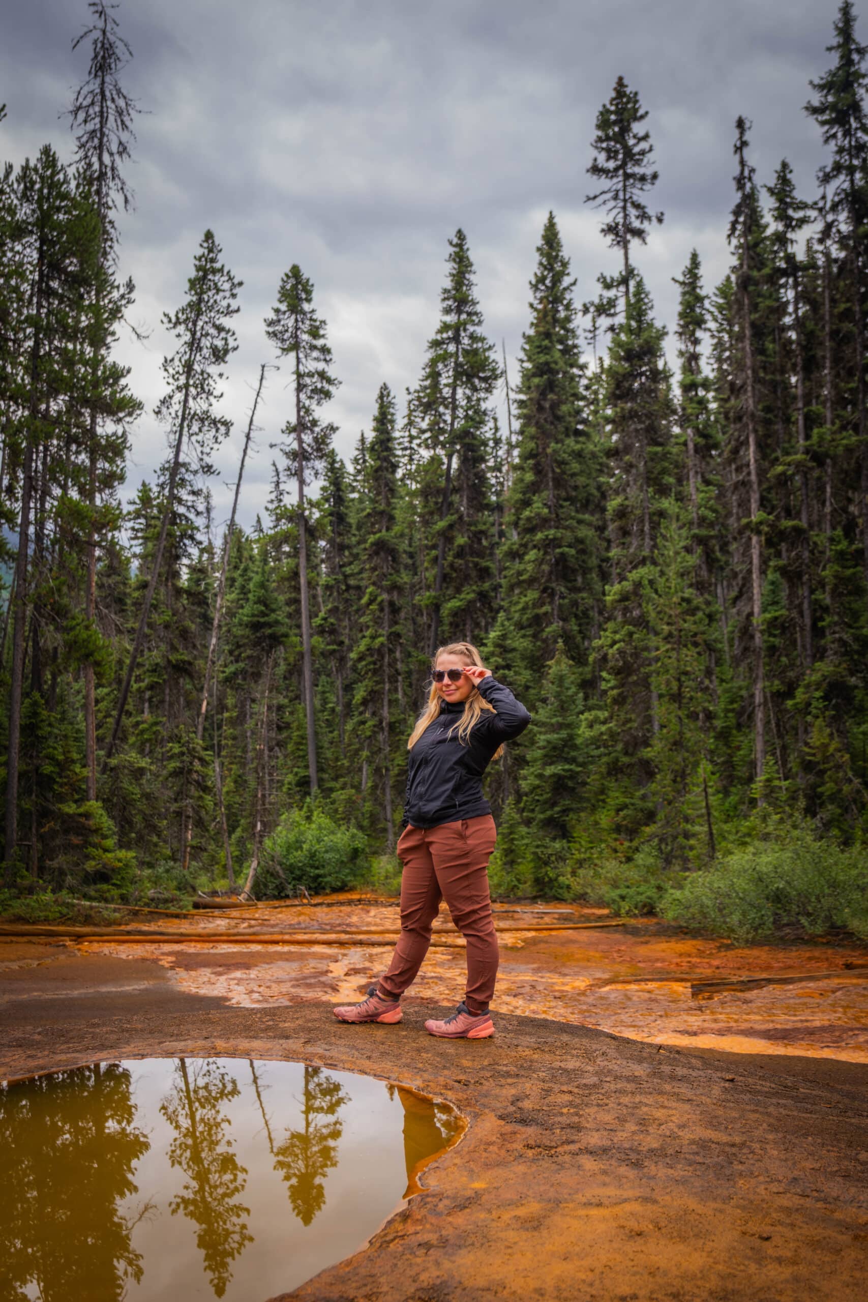 walking to the paint pots