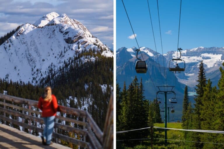 banff gondola vs lake louise gondola