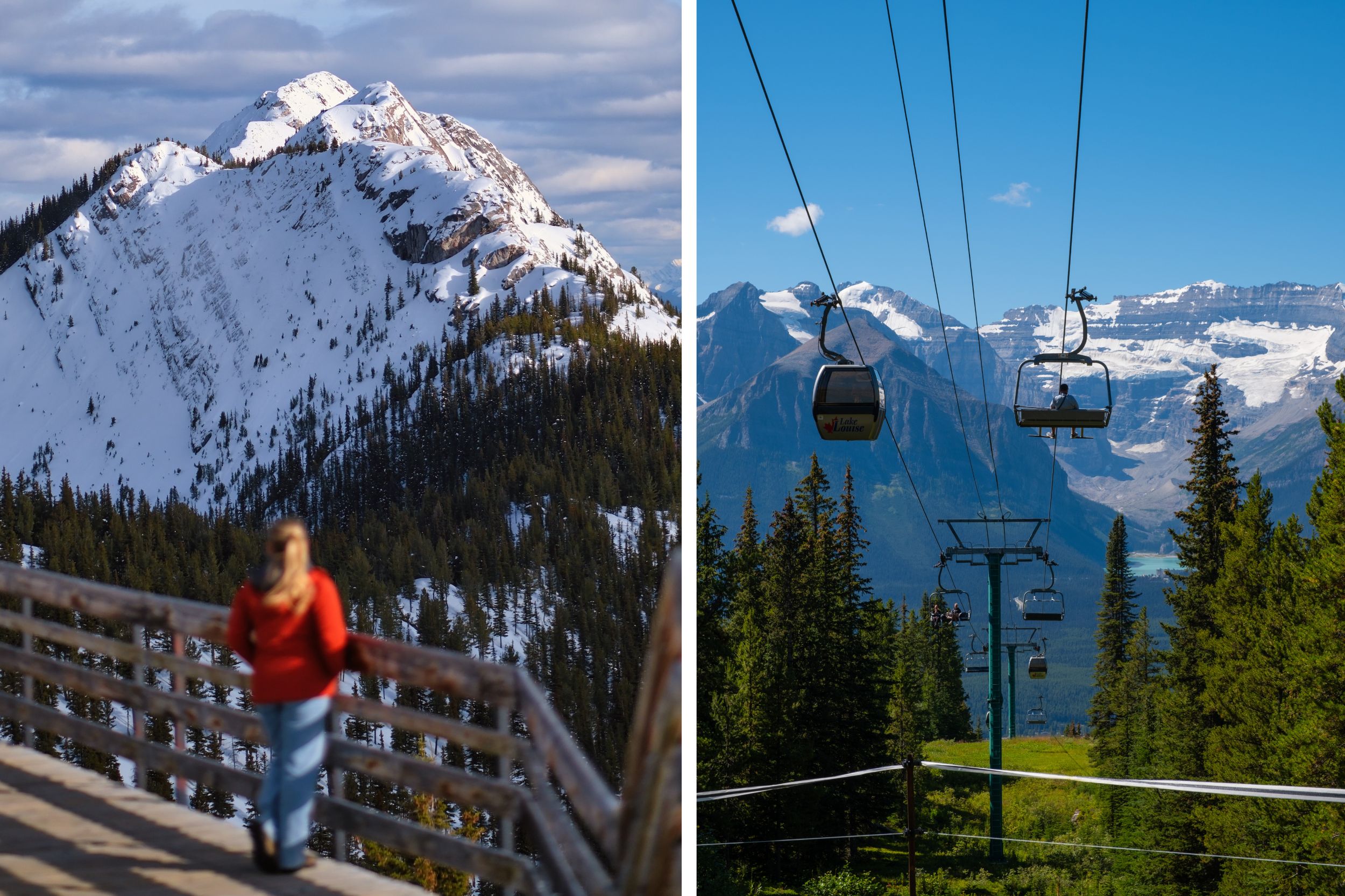 banff gondola vs lake louise gondola