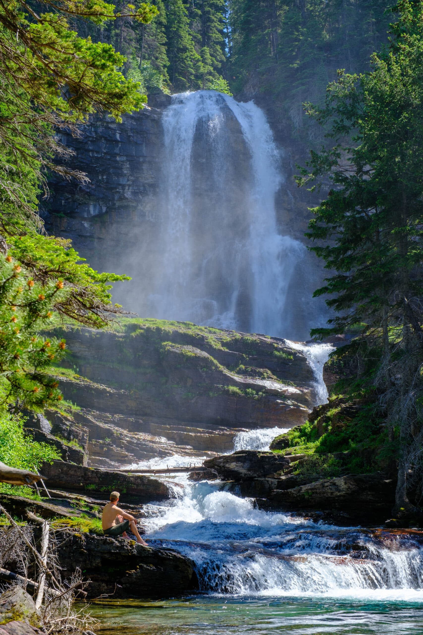 Virginia Falls Glacier National Park