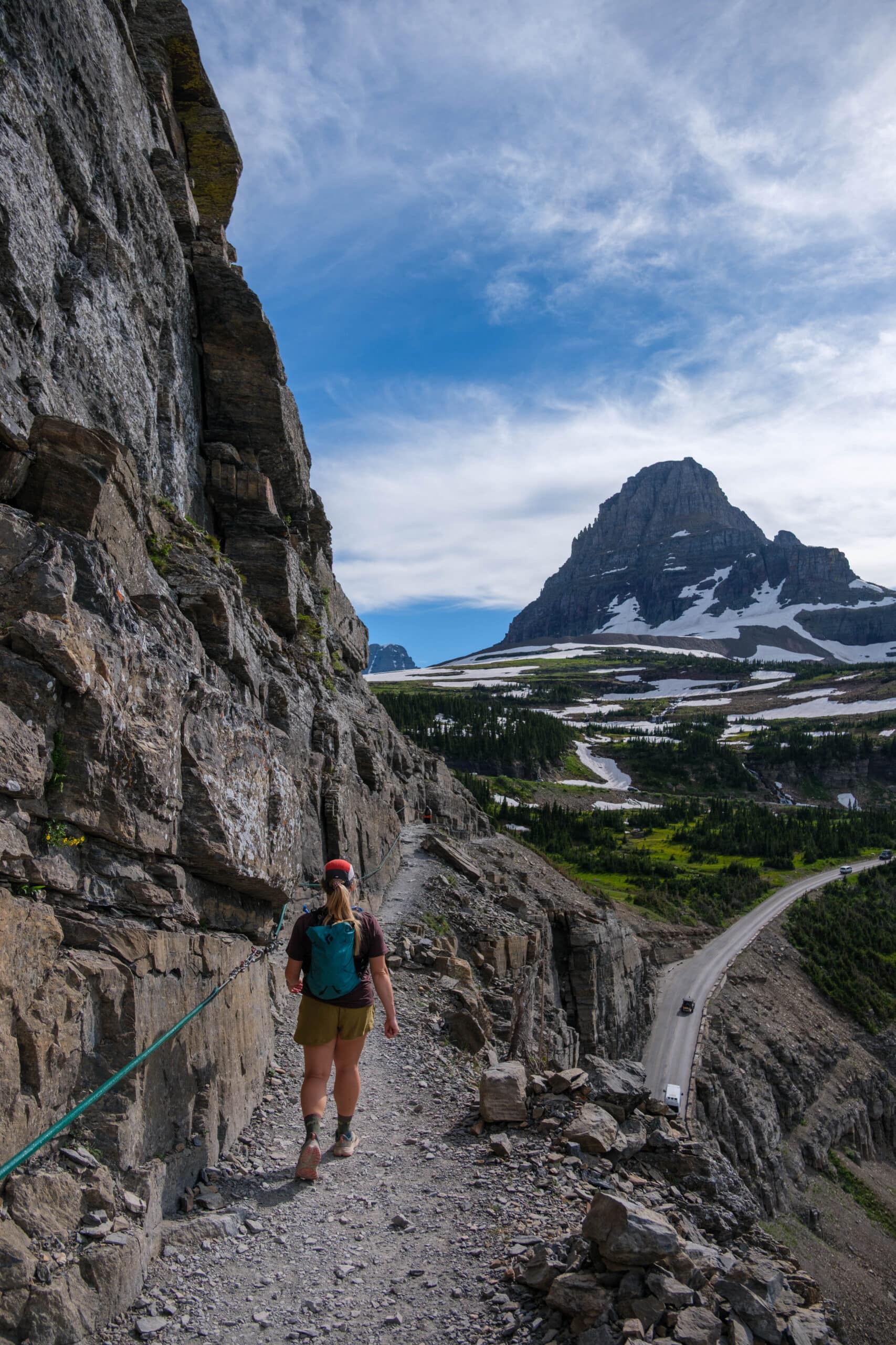 Natasha On Highline Glacier National Park