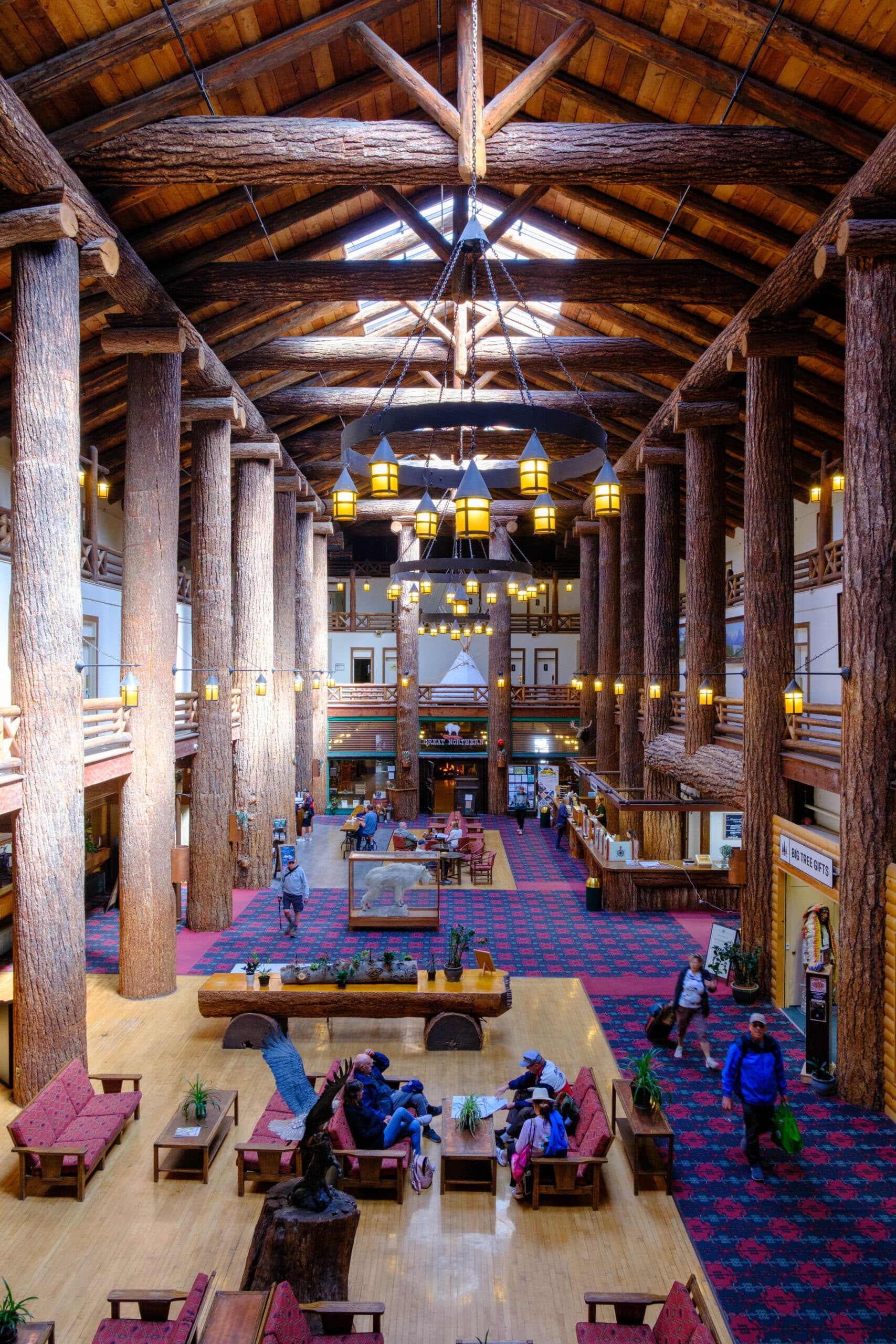 Glacier Park Lodge Lobby