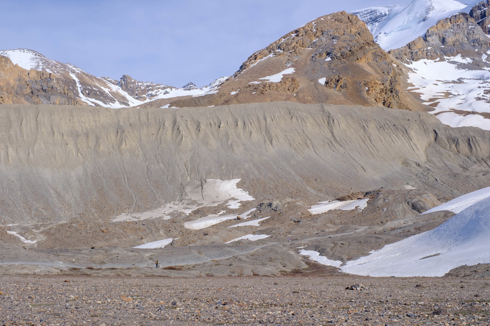 Toe of Athabasca Glacier Hike